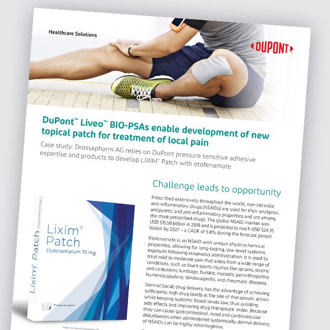 Cellreturn relies on DuPont™ Liveo™ medical-grade silicone HCR