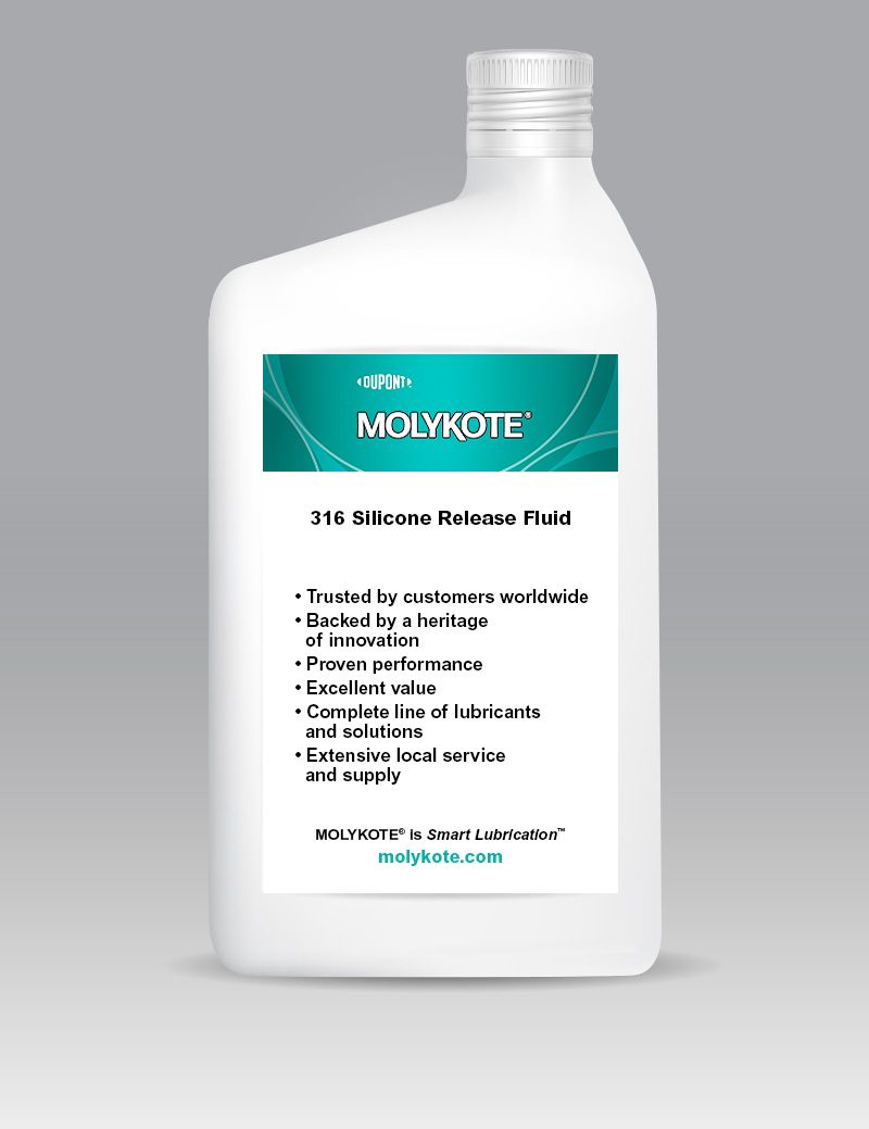 DuPont MOLYKOTE® 316 Silicone Release Spray Clear 400mL Can