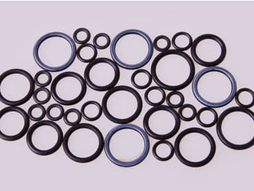 O-rings made with high-performance Kalrez®.