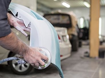 Buffing a fender