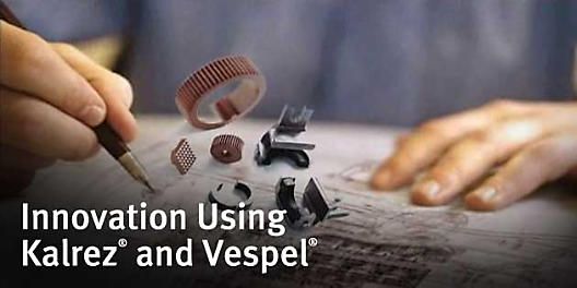 工業分野での過酷な動作環境で必要とされている Vespel ® の部品と