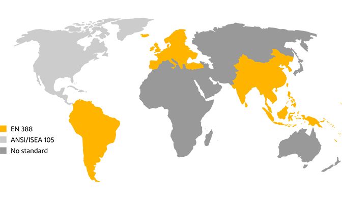 ANSI/ISEA and EN 388 global cut protection standards