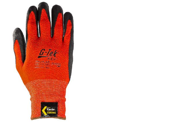 G-Tek KEV Seamless Knit DuPont Kevlar / Elastane Glove with Polyurethane  Coated Flat Grip on Palm & Fingers, Medium, 12 Pairs