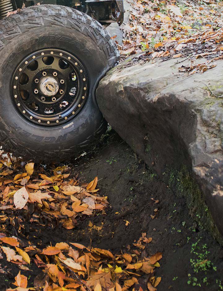 Durable off-road Goodyear tires made with Kevlar®