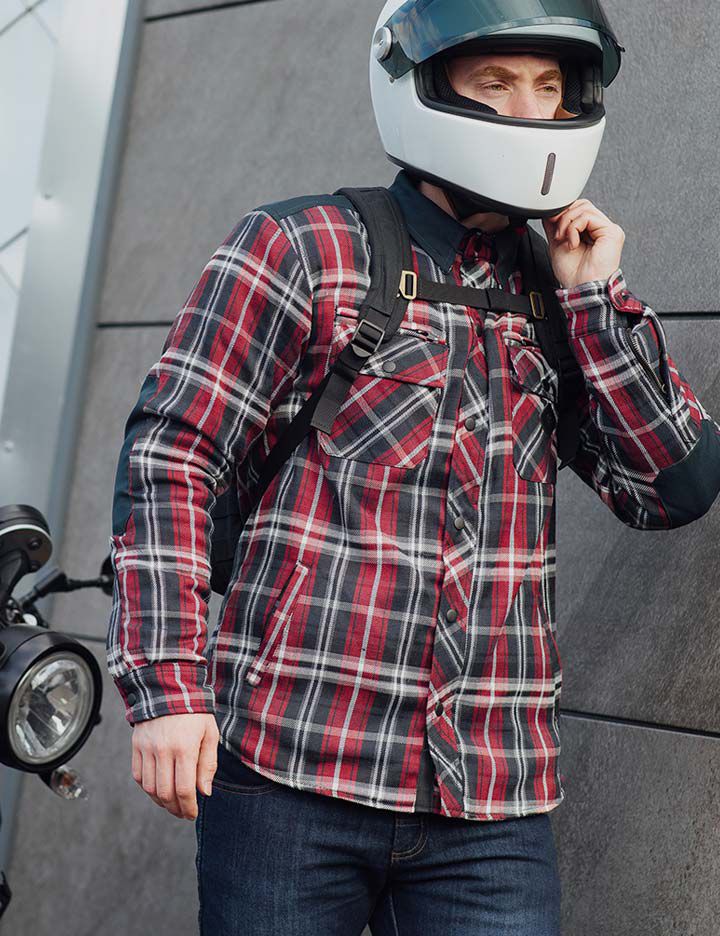 Merlin Men的摩托车服装与内置Kevlar®保护