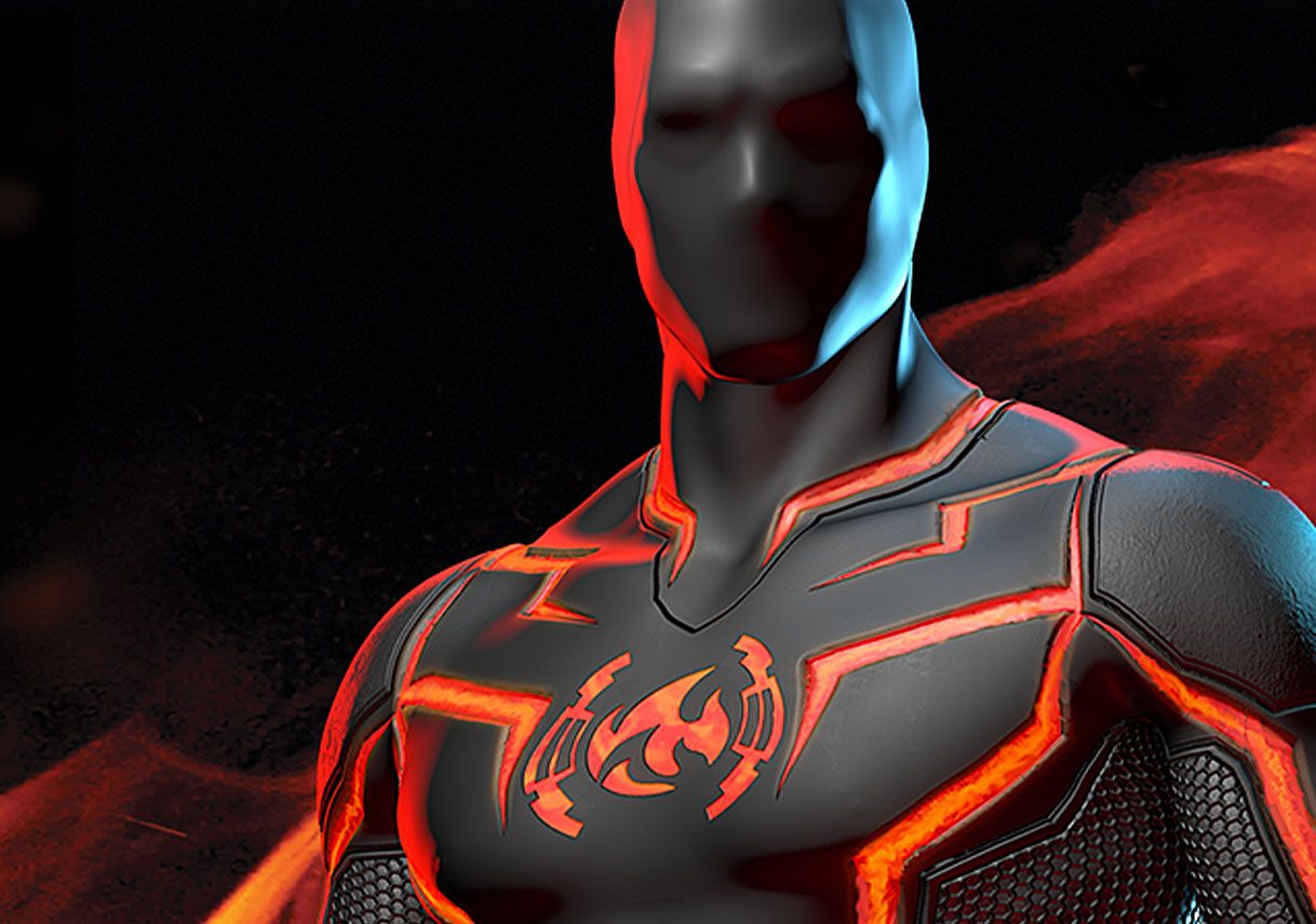 Thermo-Man® bei der Demonstration des Hitze- und Flammschutzes von Nomex®