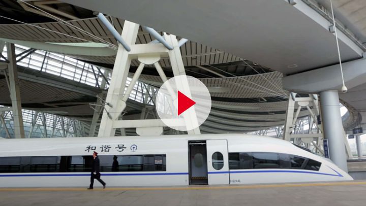 Image of a railway station in Beijing, China from "CSR case study" video