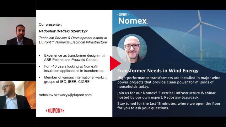 Slide from "Transformer Needs" webinar