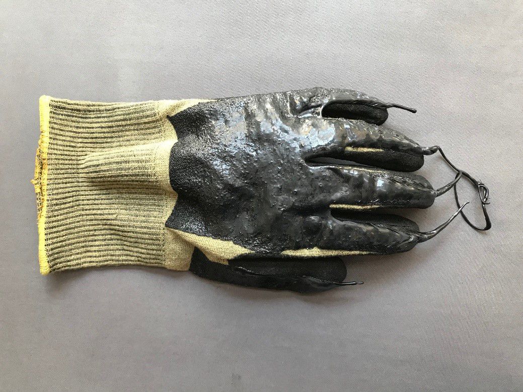 Thermal leather on sale gloves