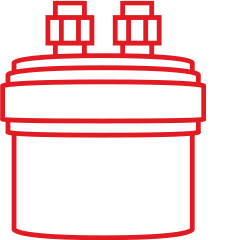 Sensors and solenoids icon