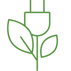 Green and sustainable icon