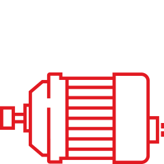 Red motor icon