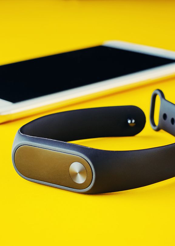 Headphones, tablet, and cell phone