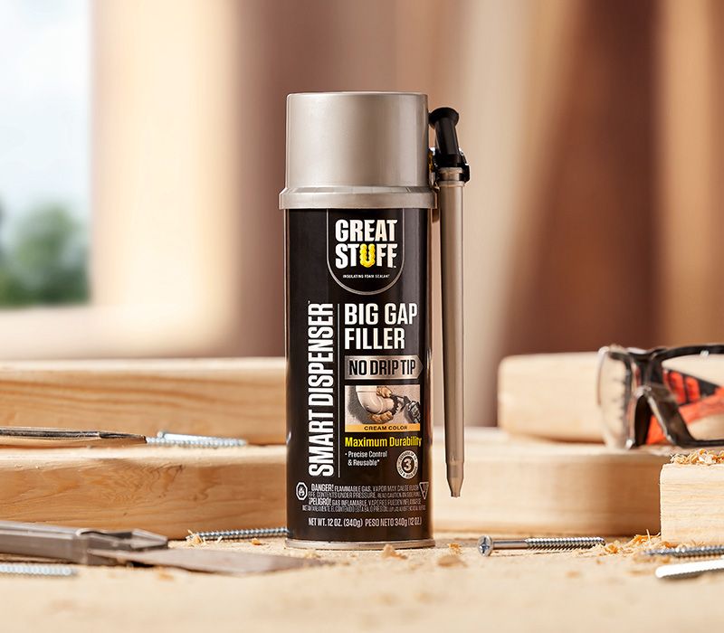 GREAT STUFF Outdoor 12 oz Smart Dispenser Indoor/Outdoor Spray Foam  Insulation in the Spray Foam Insulation department at