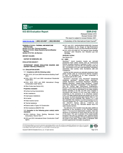 Styrofoam™ Brand ST-100 Series XPS EPD