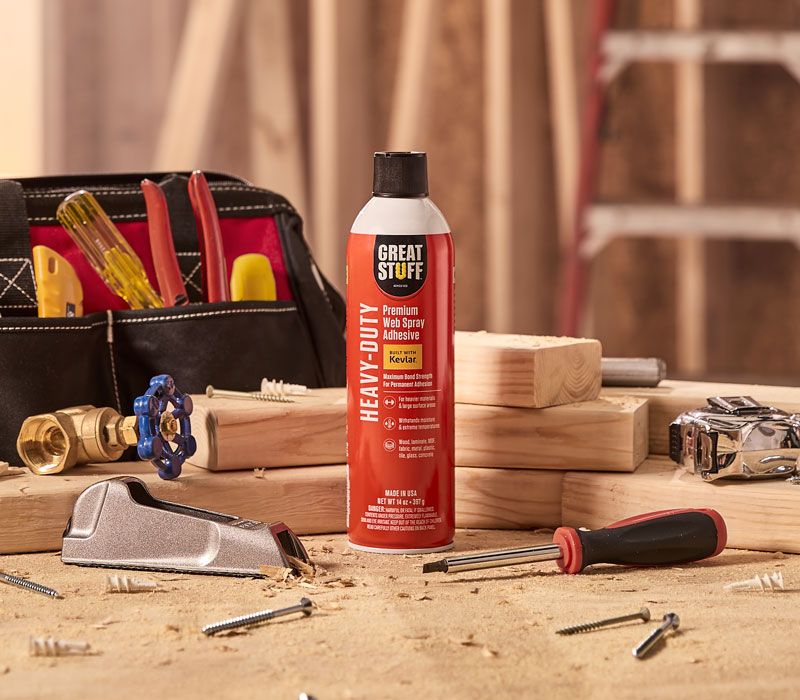 Heavy-Duty Web Spray Adhesive with Kevlar®