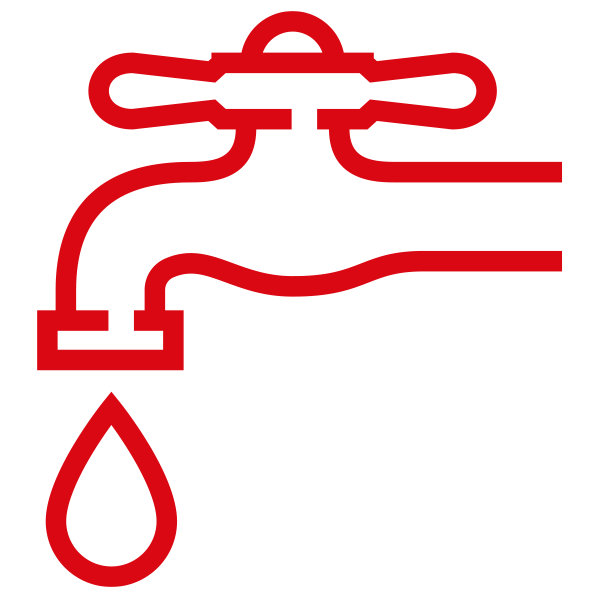 350 people in water consumption