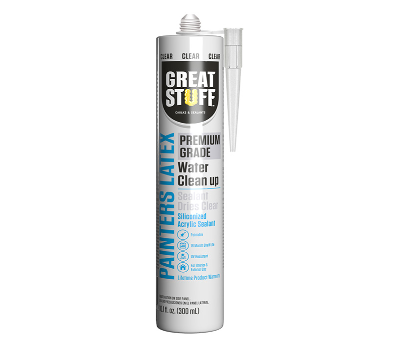 Premium Painters Latex Clear Siliconized Acrylic Caulk