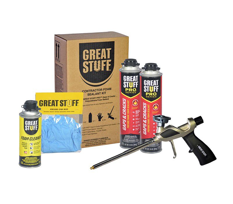 Gaps & Cracks Foam Sealant Contractor Kit