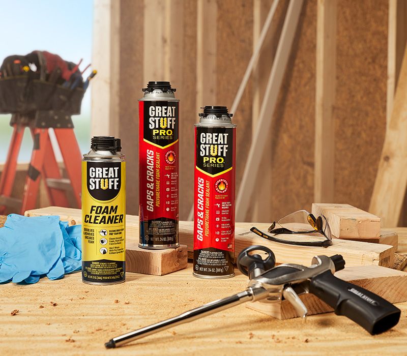 Gaps & Cracks Foam Sealant Contractor Kit