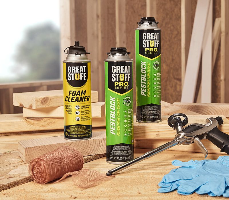 GREAT STUFF Spray Foam Sealant, Gray, 20 oz, Pest Block 