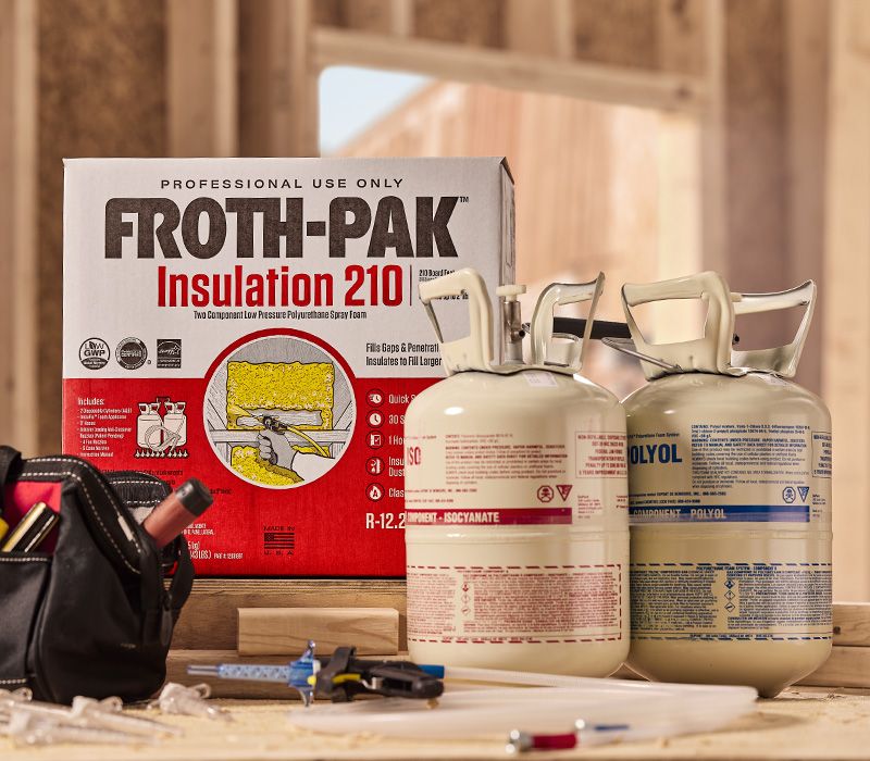 DuPont Low GWP FROTH-PAK™ 210 Spray Foam Insulation Class A Fire