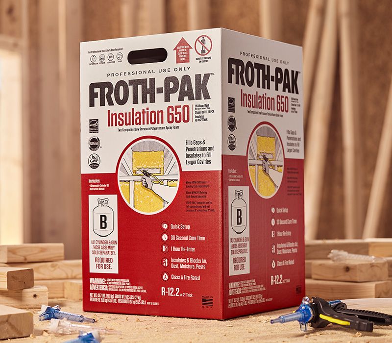 Mousse Polyuréthane (400 L) - PACK COMPLET - Kit Froth-Pak 180 SR