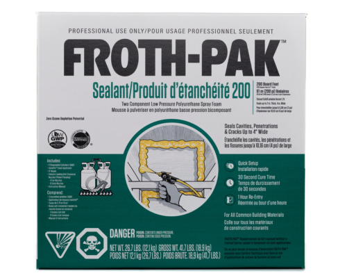 Froth-Pak™ 200 Spray Foam Sealant Kit