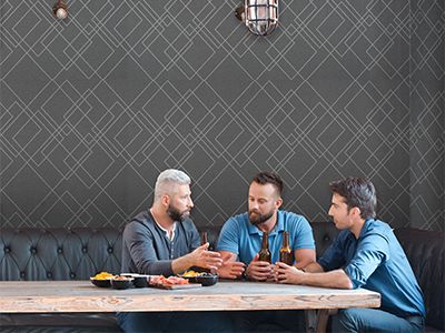 Tedlar® Geometrico Pattern Wallcovering