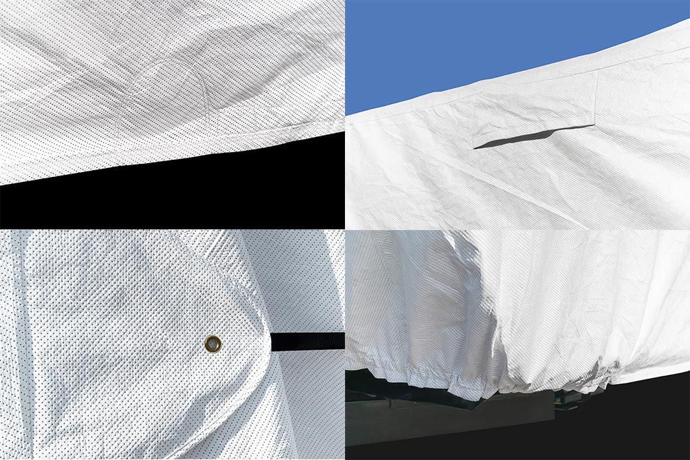 housse protection auto semi-sur-mesure interieure/exterieure TYVEK