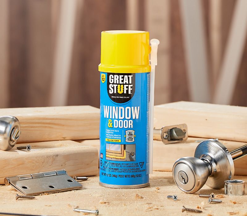 4 Cans 16 Oz. Window and Door Insulating Spray Foam Sealant with