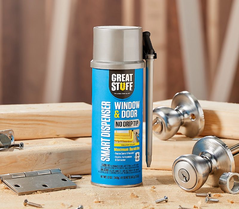 Great Stuff Window & Door Spray Foam Sealant, 20 oz, Aerosol Can, Yellow, 1  Component 00187273