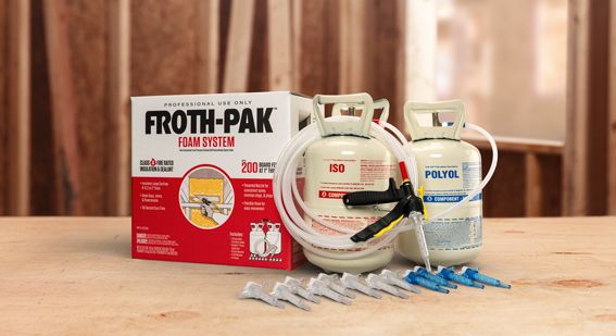 FROTH-PAK Spray Foam Sealant