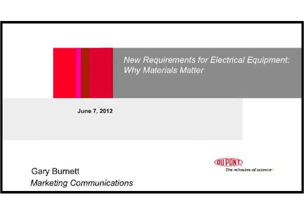 New Requirements for Electrical Equipment: Why Materials Matter