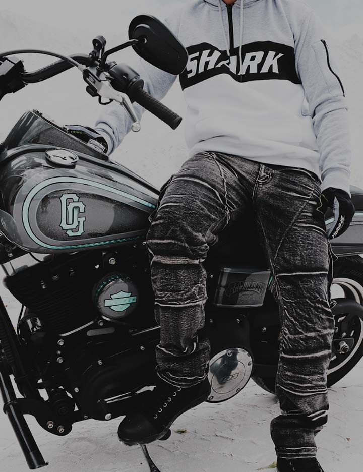 Shark Leathers men's protective cargo pants made with Kevlar®