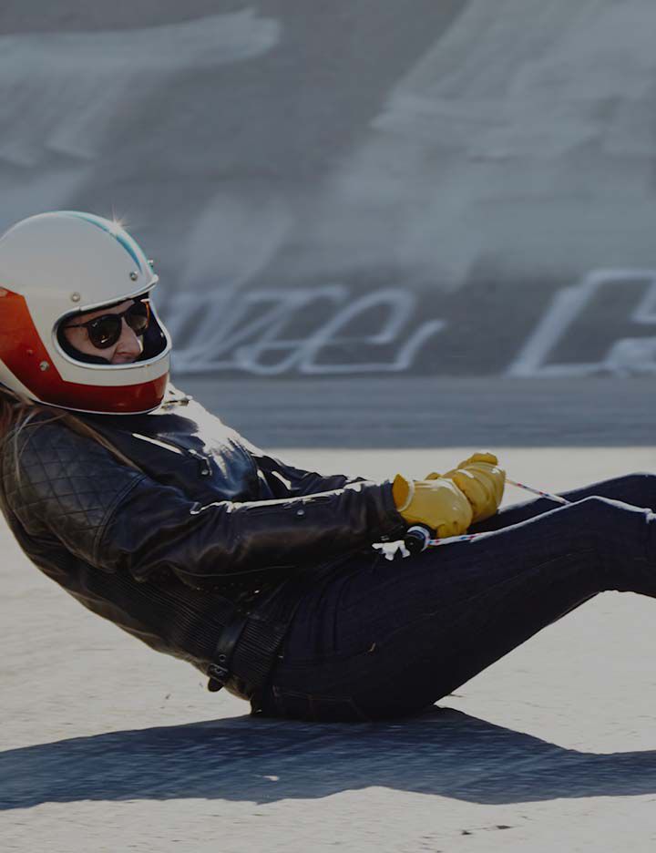 Kevlar® abrasion resistance being utilized in men's protective motorcycle jeans made by Tobacco