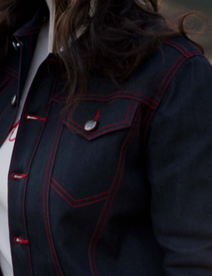 Gigi Montrose women's motorcycle jacket made with Kevlar®