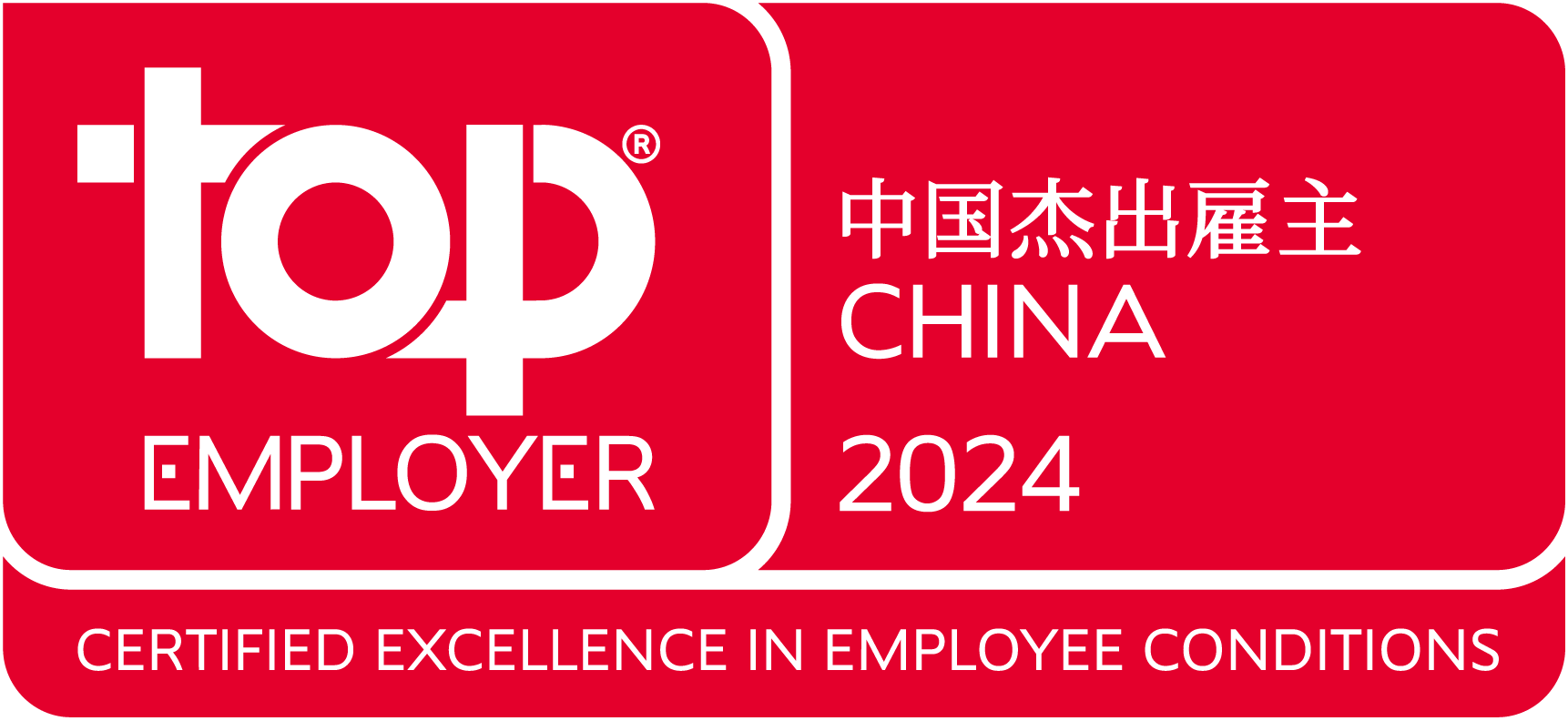 Top Employer Award in China