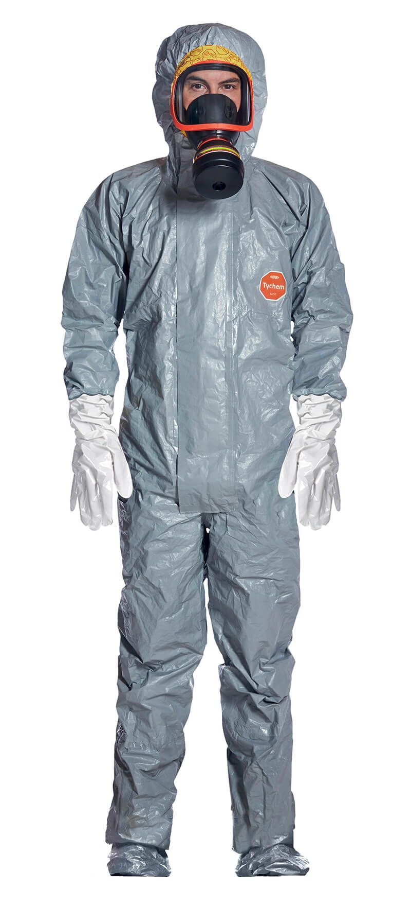 Tychem® 6000 F Plus with dissipative socks & gloves